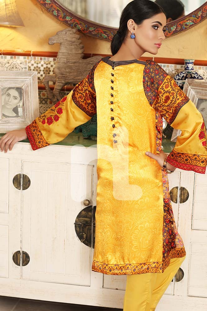 NISHAT LINEN SUPERFINE SILK COLLECTION 2PC UNSTITCHED SHIRT AND TROUSER