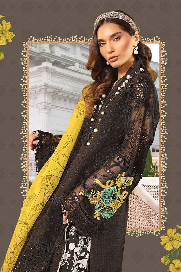 Maria.B. Lawn 2022 Unstitched Suit Design 4B