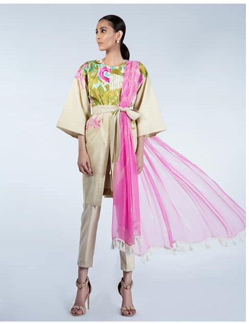SANA SAFINAZ MUZLIN SPRING SUMMER UNSTITCHED TWO PIECE SHIRT AND DUPATTA 6B