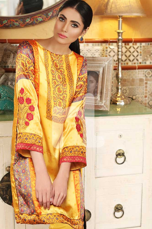 NISHAT LINEN SUPERFINE SILK COLLECTION 2PC UNSTITCHED SHIRT AND TROUSER